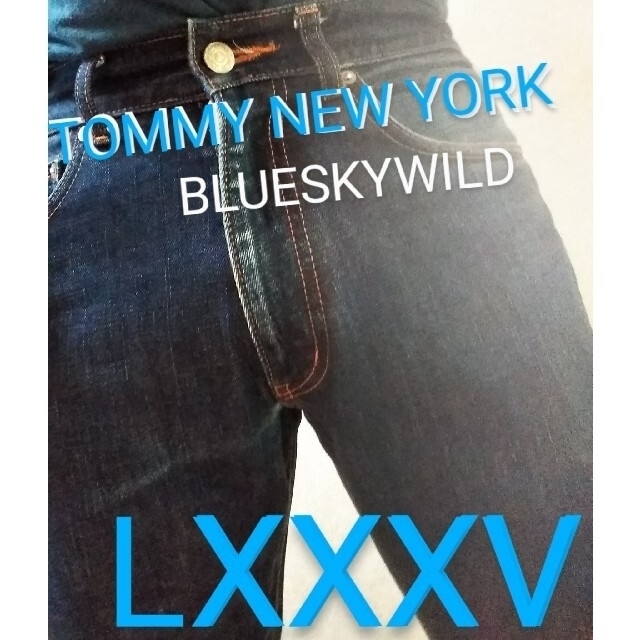 TOMMY(トミー)のTOMMY NEW YORK LXXXV デカロゴバックプリントデニム ジーンズ メンズのパンツ(デニム/ジーンズ)の商品写真