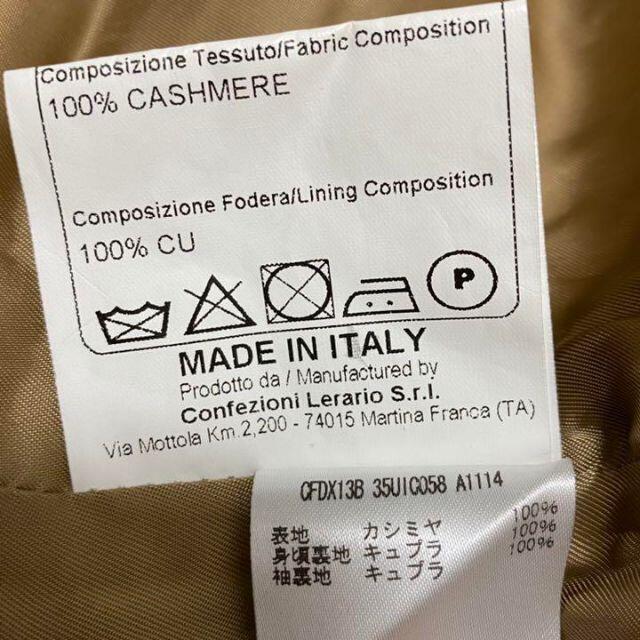 のキャメル BARNEYS カシミヤ 100% ロングコートの通販 by はむ's