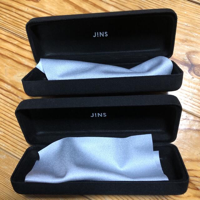 JINS(ジンズ)の専用　JINS眼鏡ケース２個 レディースのファッション小物(サングラス/メガネ)の商品写真