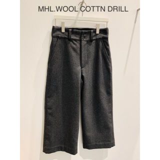 マーガレットハウエル(MARGARET HOWELL)のcici様専用　MHL WOOL COTTON DRILLワイドパンツ(カジュアルパンツ)