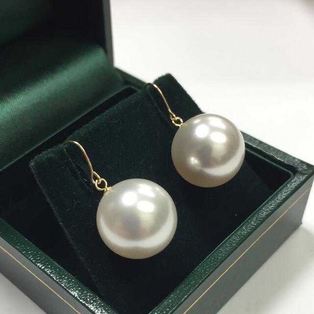 K18 18金 真珠 パール フック ピアス | nalans.com