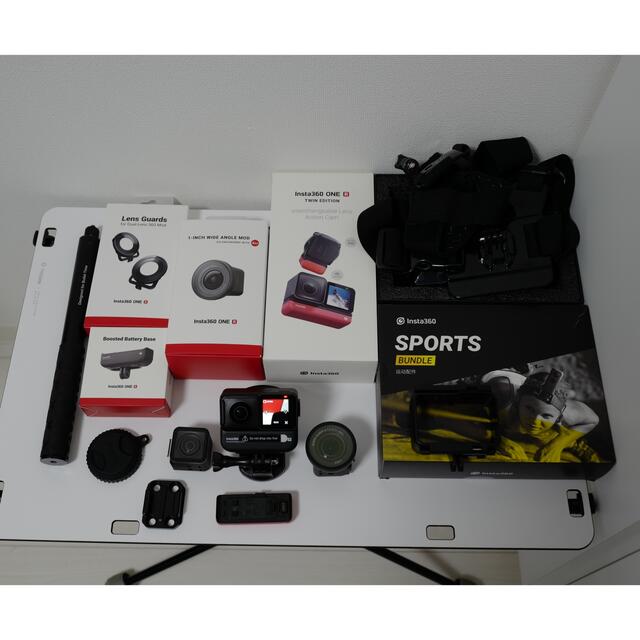 最安挑戦! insta360 one r twin edition&1インチ広角モジュール他