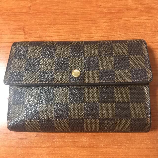時間指定不可 タイムセール!美品☆ルイ・ヴィトン☆ダミエ 三つ折財布