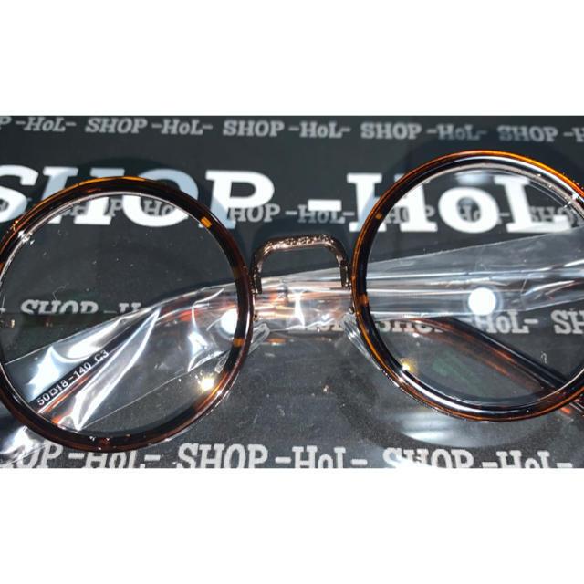 多様な 【送料込み】丸メガネ 度なしレンズ 伊達眼鏡 通常出品価格 ¥19,980- メンズ