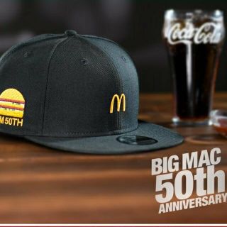 1000個限定マクドナルド×NEW ERA 限定モデル キャップ ビックマック