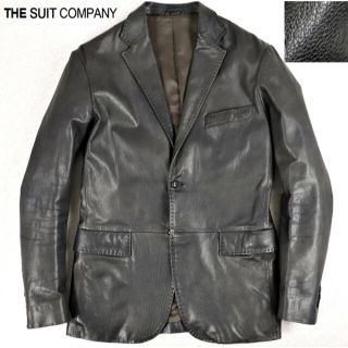 スーツカンパニー(THE SUIT COMPANY)のTHE SUITS COMPANY ゴートスキン レザーテーラードジャケット(テーラードジャケット)