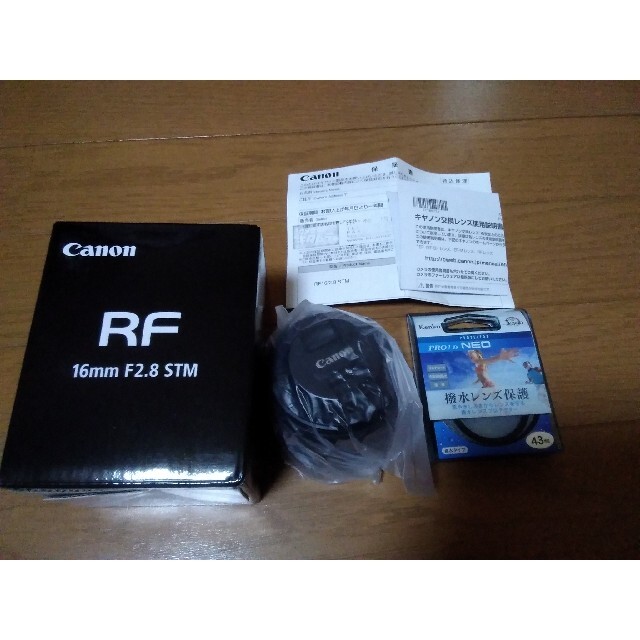 未使用品 Canon RF 16mm F2.8-