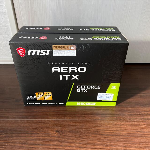 新品未開封】MSI GTX 1660 SUPER AERO 2個セット 在庫処分セール ...