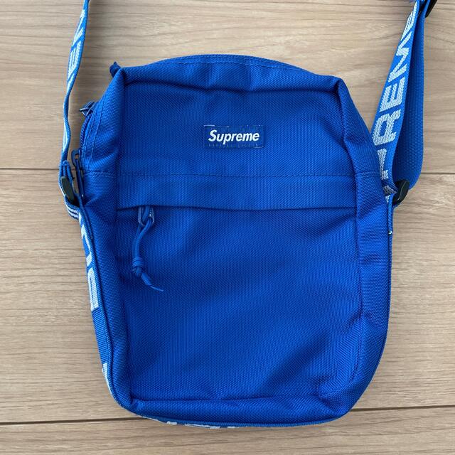 Supreme - supreme 18ss ショルダーバッグ ウエストポーチ 青 ブルーの