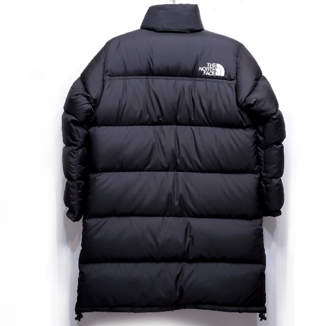 程度良好 THE NORTH FACE ロング ヌプシ ダウンコート ブラック黒 2