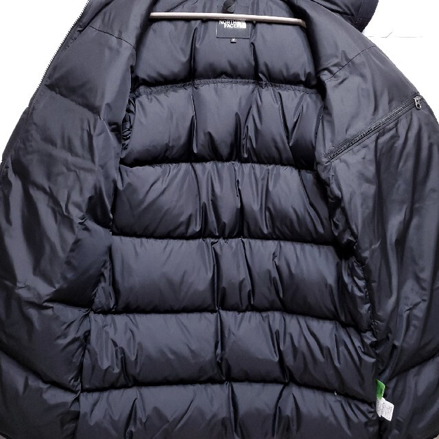 程度良好 THE NORTH FACE ロング ヌプシ ダウンコート ブラック黒