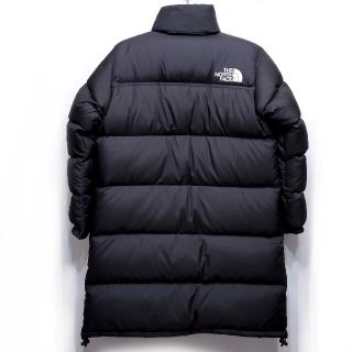 程度良好 THE NORTH FACE ロング ヌプシ ダウンコート ブラック黒