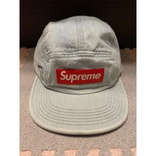 シュプリーム(Supreme)のSupreme Side Zip Camp Cap Denim (キャップ)