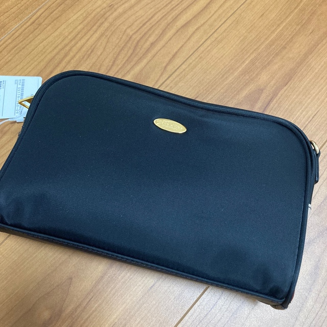 ブルーレーベルクレストブリッジ ショルダーバッグ 黒