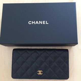 シャネル(CHANEL)のCHANEL キャビアレザー長財布　シャネル(財布)