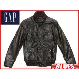 ギャップ(GAP)のギャップ メンズ ジャケット S 茶 ブルゾン ジャンパー レザージャケット(レザージャケット)