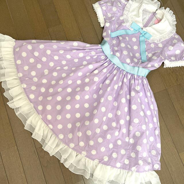 Angelic Pretty(アンジェリックプリティー)のPretty✳︎ French Dot Dream ワンピース レディースのワンピース(ひざ丈ワンピース)の商品写真