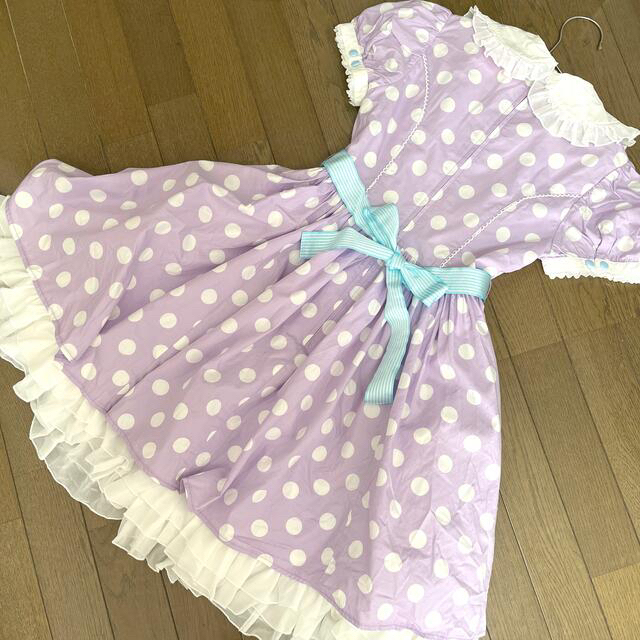 Angelic Pretty(アンジェリックプリティー)のPretty✳︎ French Dot Dream ワンピース レディースのワンピース(ひざ丈ワンピース)の商品写真