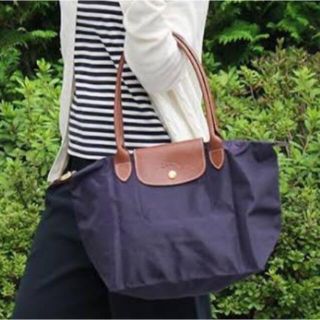 ロンシャン(LONGCHAMP)のロンシャン　プリアージュ　M  ビルベリー(トートバッグ)