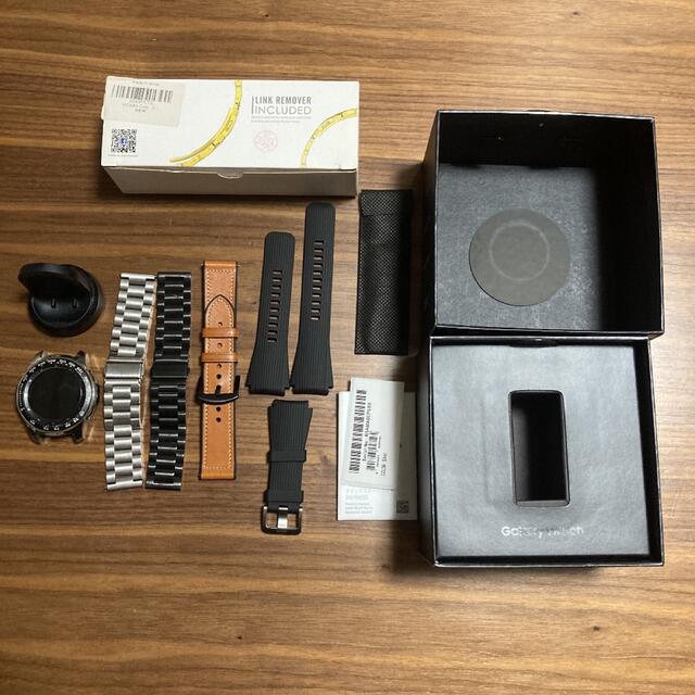 欲しいの SAMSUNG - シルバー【ssj様専用】 46mm SM-R800 Watch Galaxy 腕時計(デジタル)