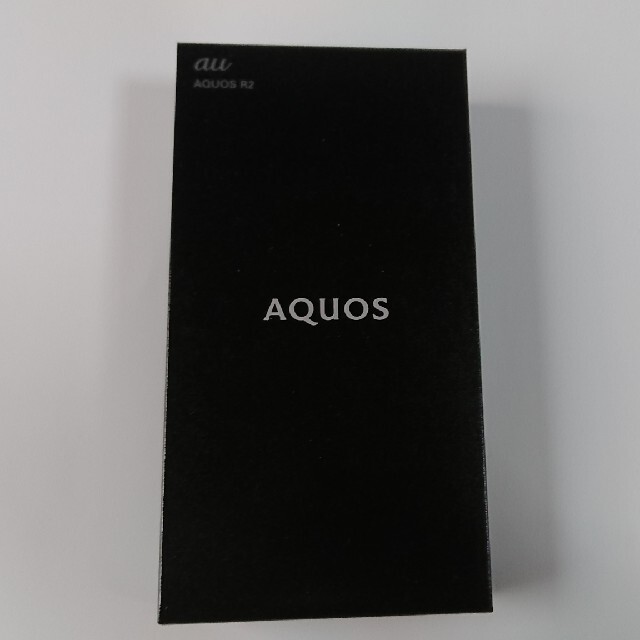 AQUOS(アクオス)のSHARP AQUOS R2 SHV42 アクアマリン 訳あり スマホ/家電/カメラのスマートフォン/携帯電話(スマートフォン本体)の商品写真