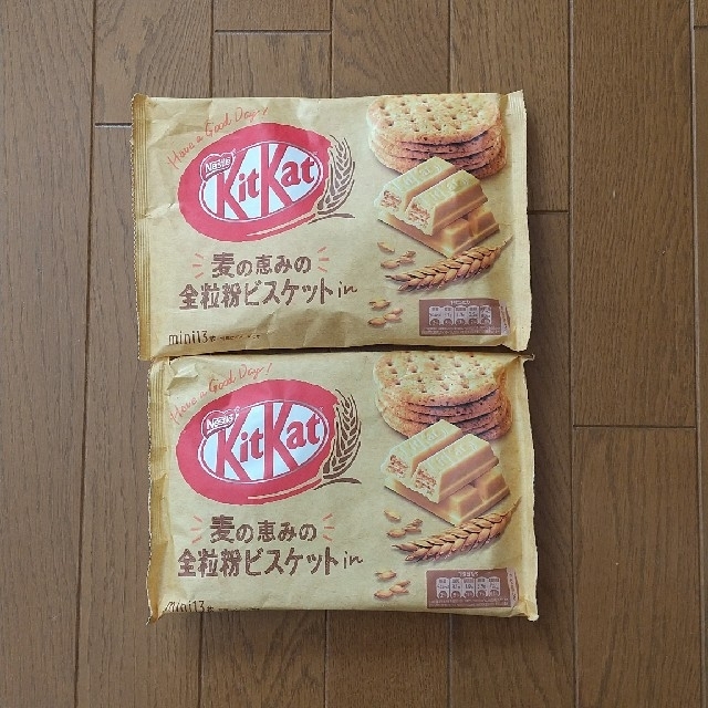 Nestle(ネスレ)のキットカットミニ 全粒粉ビスケットin 13枚✕2袋 食品/飲料/酒の食品(菓子/デザート)の商品写真