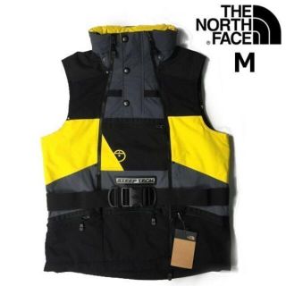 ザノースフェイス(THE NORTH FACE)の ノースフェイス ベスト US限定 男女兼用 防風(M)グレー 黄 180915(ベスト)