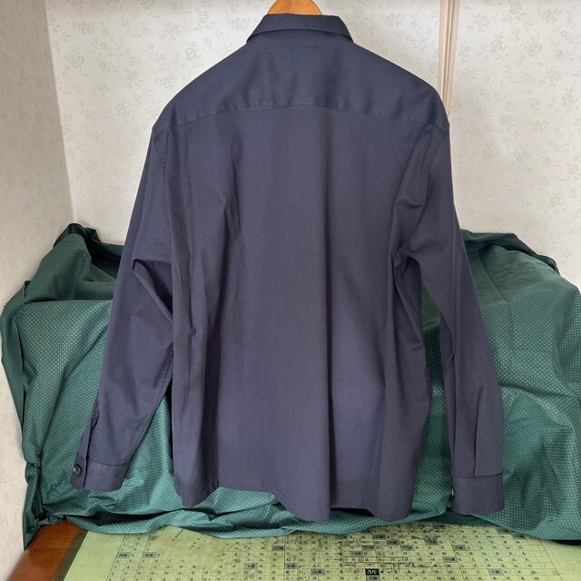 junhashimoto(ジュンハシモト)のSV17 リネンCPOシャツ (NAVY) 1062112017 メンズのトップス(シャツ)の商品写真