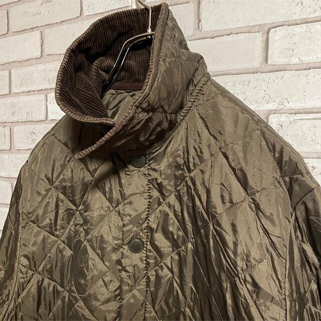 Barbour - 90s 古着 バブアー キルティングジャケット コーデュロイ