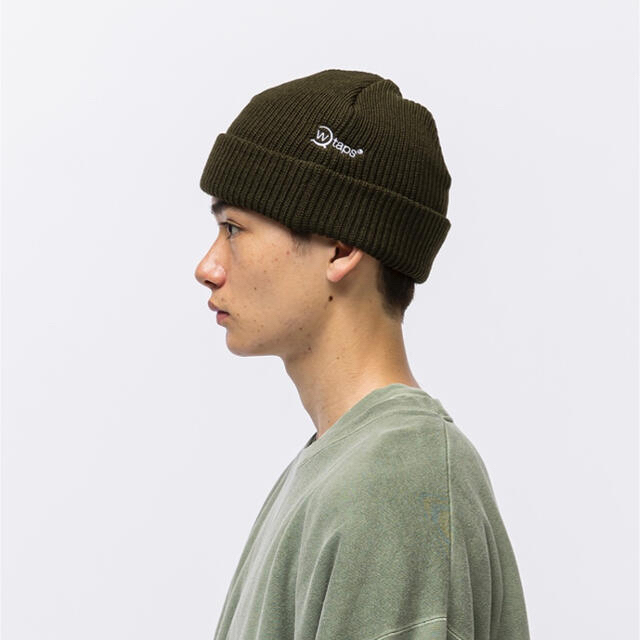 W)taps(ダブルタップス)のWTAPS BEANIE 02 21AW OLIVE オリーブ　ビーニー メンズの帽子(ニット帽/ビーニー)の商品写真