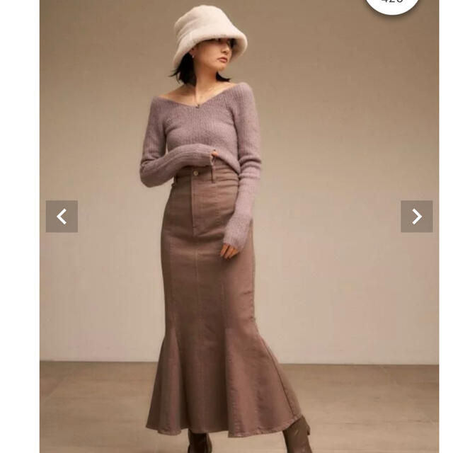 SNIDEL*Healthy DENIM ハイウエストレースアップスカート レディースのスカート(ロングスカート)の商品写真