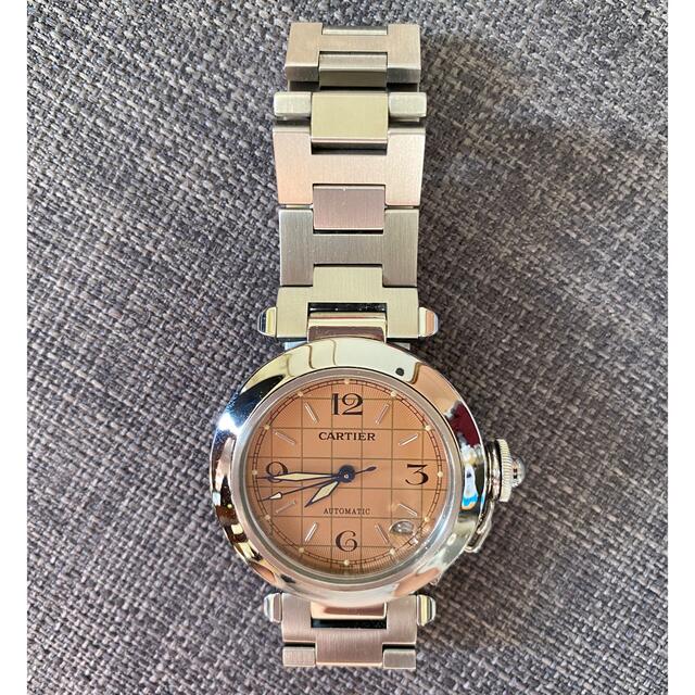 Cartier(カルティエ)の【極美品】カルティエ  パシャC サーモンピンク ボーイズサイズ レディースのファッション小物(腕時計)の商品写真