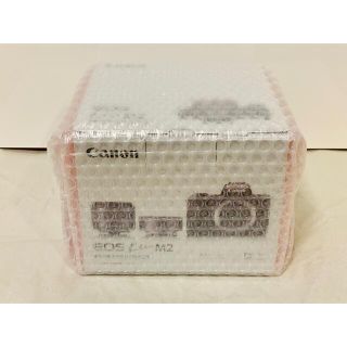 キヤノン(Canon)の新品未使用 EOS Kiss M2 (ブラック)・ダブルレンズキット Canon(ミラーレス一眼)