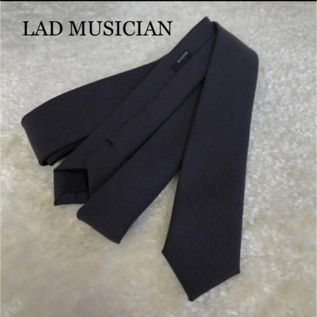 LAD MUSICIAN(ラッドミュージシャン)のLAD MUSICIANラッドミュージシャン ネクタイ ナロータイ ブラック メンズのファッション小物(ネクタイ)の商品写真