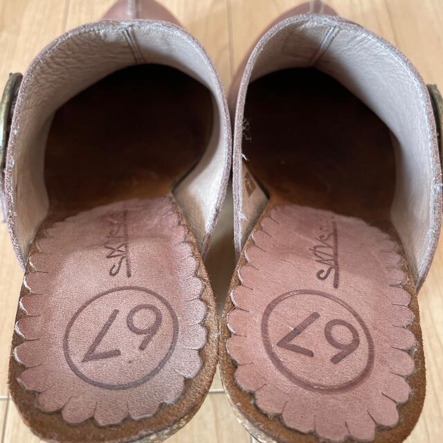 JOURNAL STANDARD(ジャーナルスタンダード)のスペイン製 SIXTY SEVEN シックスティセブン サボ 37サイズ36   レディースの靴/シューズ(サンダル)の商品写真