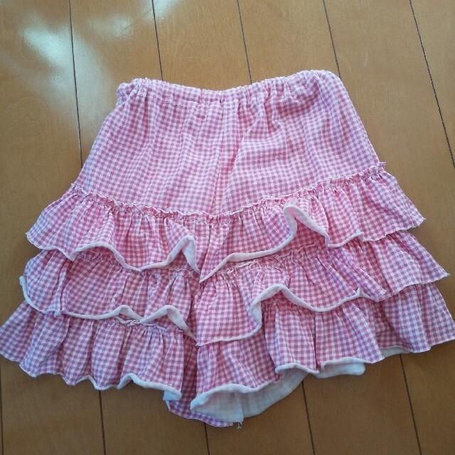 motherways(マザウェイズ)の140cm matherways チェック柄 キュロットスカート キッズ/ベビー/マタニティのキッズ服女の子用(90cm~)(スカート)の商品写真