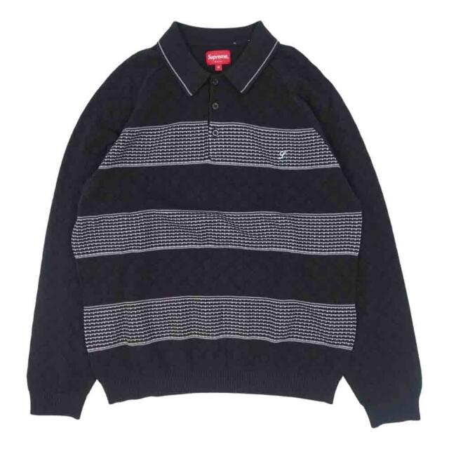 Supreme Knit Stripe Polo【新古品】【未使用】約63cm身幅