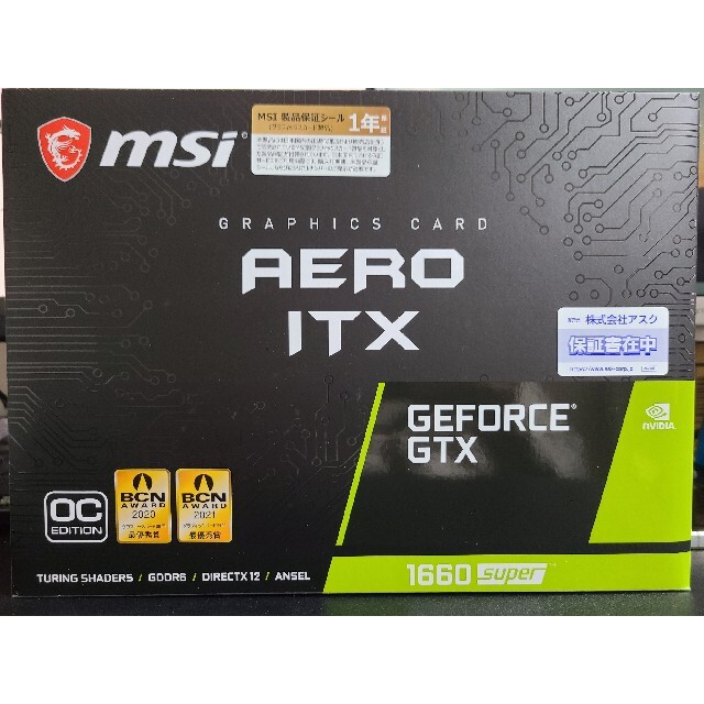 GeForce GTX 1660 SUPER AERO ITX OC