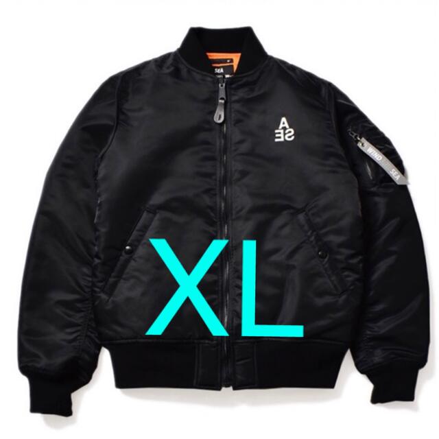 ☆大人気商品☆ MINEDENIM WDS 創立5周年記念 MA-1 黒XL フライト