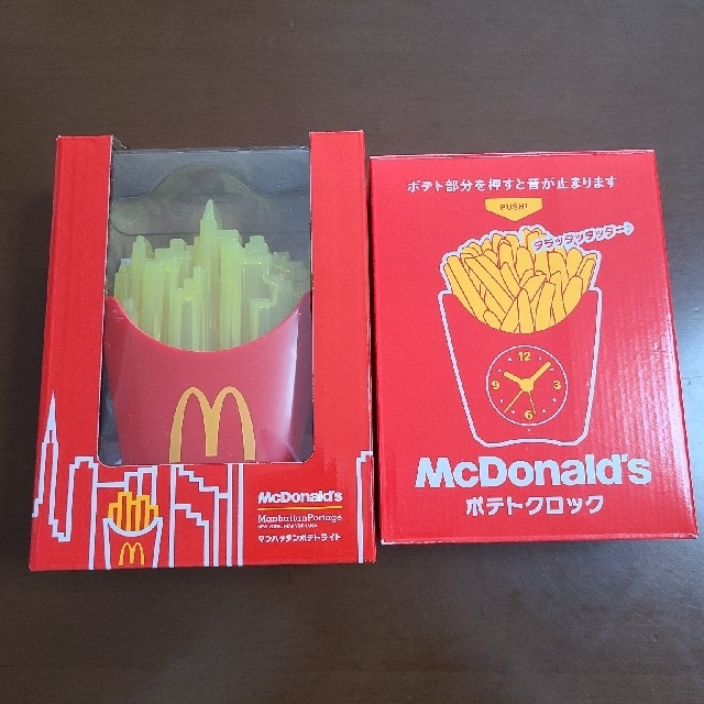 マクドナルド福袋　ﾏﾝﾊｯﾀﾝﾎﾟﾃﾄﾗｲﾄ+ﾎﾟﾃﾄｸﾛｯｸ エンタメ/ホビーのコレクション(ノベルティグッズ)の商品写真