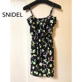 スナイデル(SNIDEL)の★SNIDEL★花柄ミニワンピース(ミニワンピース)