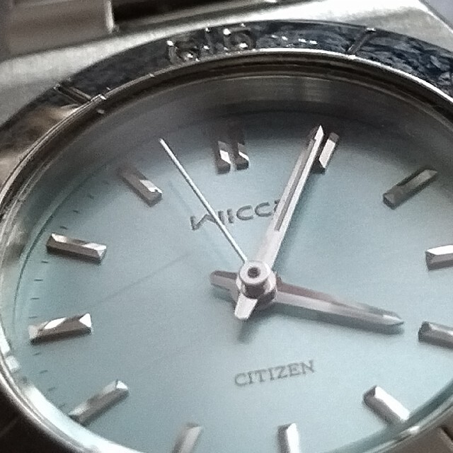 CITIZEN(シチズン)のCITIZEN　wicca レディース腕時計　ブルー文字盤 レディースのファッション小物(腕時計)の商品写真