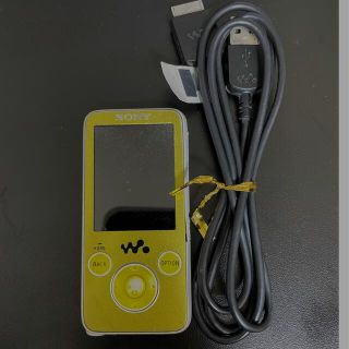 ウォークマン(WALKMAN)のSONY ウォークマン NW-S636F イエロー(ポータブルプレーヤー)