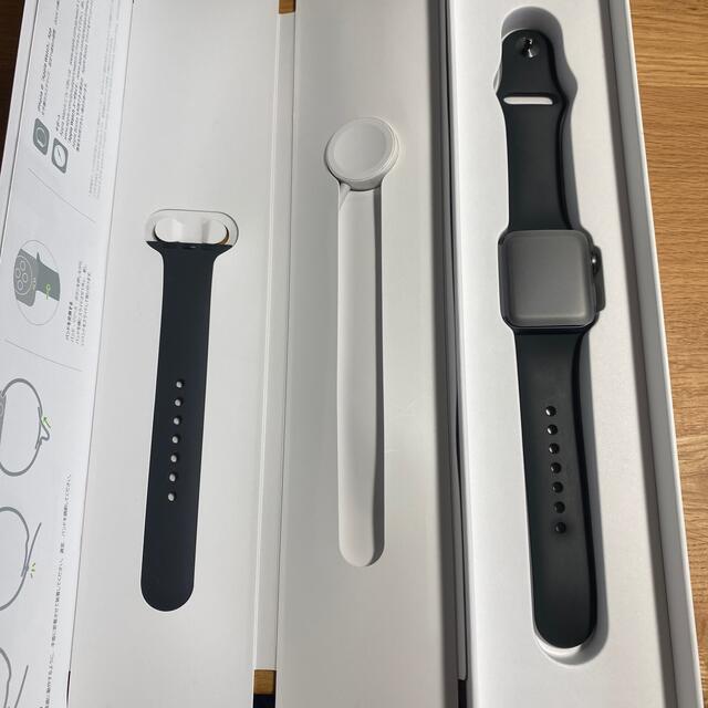 Apple Watch   付属品完備Apple Watch series3 スペースグレイ