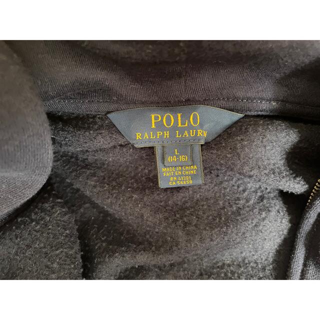 Ralph Lauren(ラルフローレン)の限定値下げ　ラルフローレン　ジップ　スウェット　パーカー　裏起毛　ネイビー レディースのトップス(パーカー)の商品写真