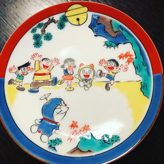 【未開封のものお届けします♪】九谷焼 ✖️ ドラえもん 豆皿 コンプリートセット 日本最級 ドラえもん小皿5枚セット【送料込み】 青郊窯 九谷焼 食器