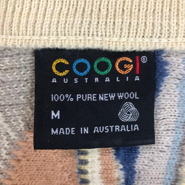 COOGI - 【激レア】coogi クージー 立体 編込み 3Dニット カーディガン