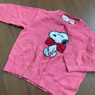 スヌーピー(SNOOPY)のスヌーピー　長袖カットソー　セーター　綿　100(Tシャツ/カットソー)