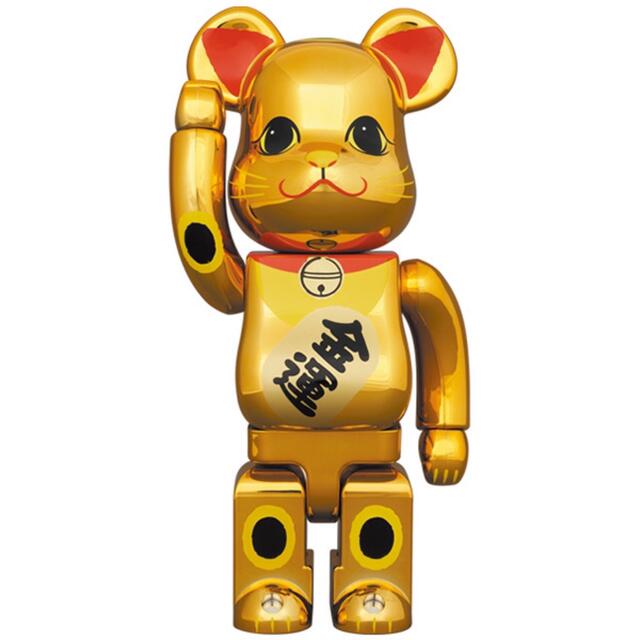 BE@RBRICK 招き猫 金運 金メッキ 参 400％フィギュア