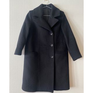 アクネ(ACNE)のACNE STUDIOS 濃紺ウールコート３４(チェスターコート)